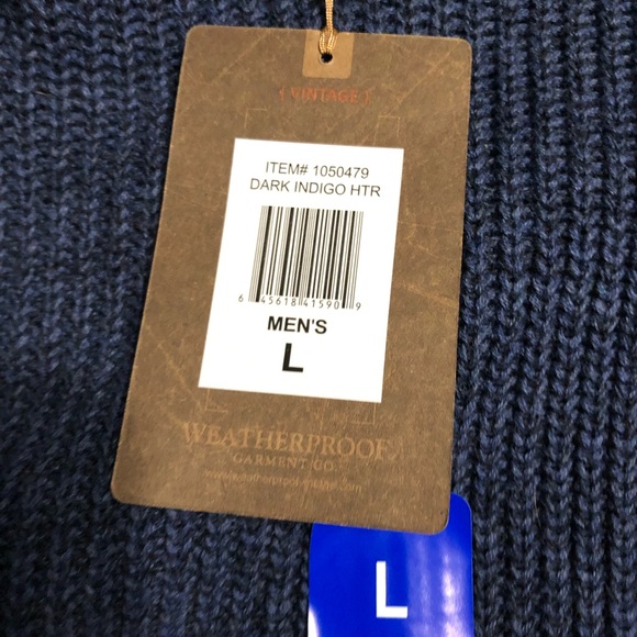 Weatherproof Garment Co Men’s Shawl Neck Sweater - Picture 4 of 6